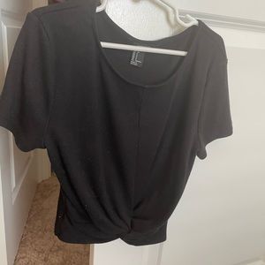 black crop top